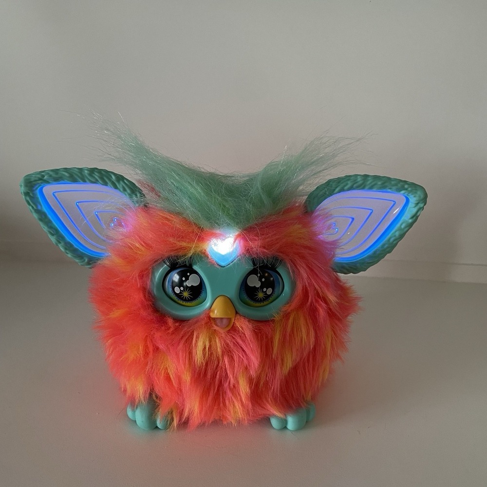Furby Coral Interactive Plush Toy Hasbro 2023 6" Works
